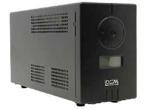 POWERCOM, UPS, 3000VA/1800W,Offline/Standby,2xSchuko,208-240VAC,36V65Ah,USB,Sinewave,Tower,Black