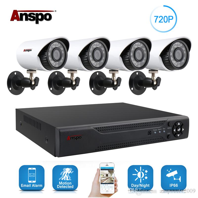 ANSPO Security Camera 4 channel kit ASP-8025AHD-4CH-2MP